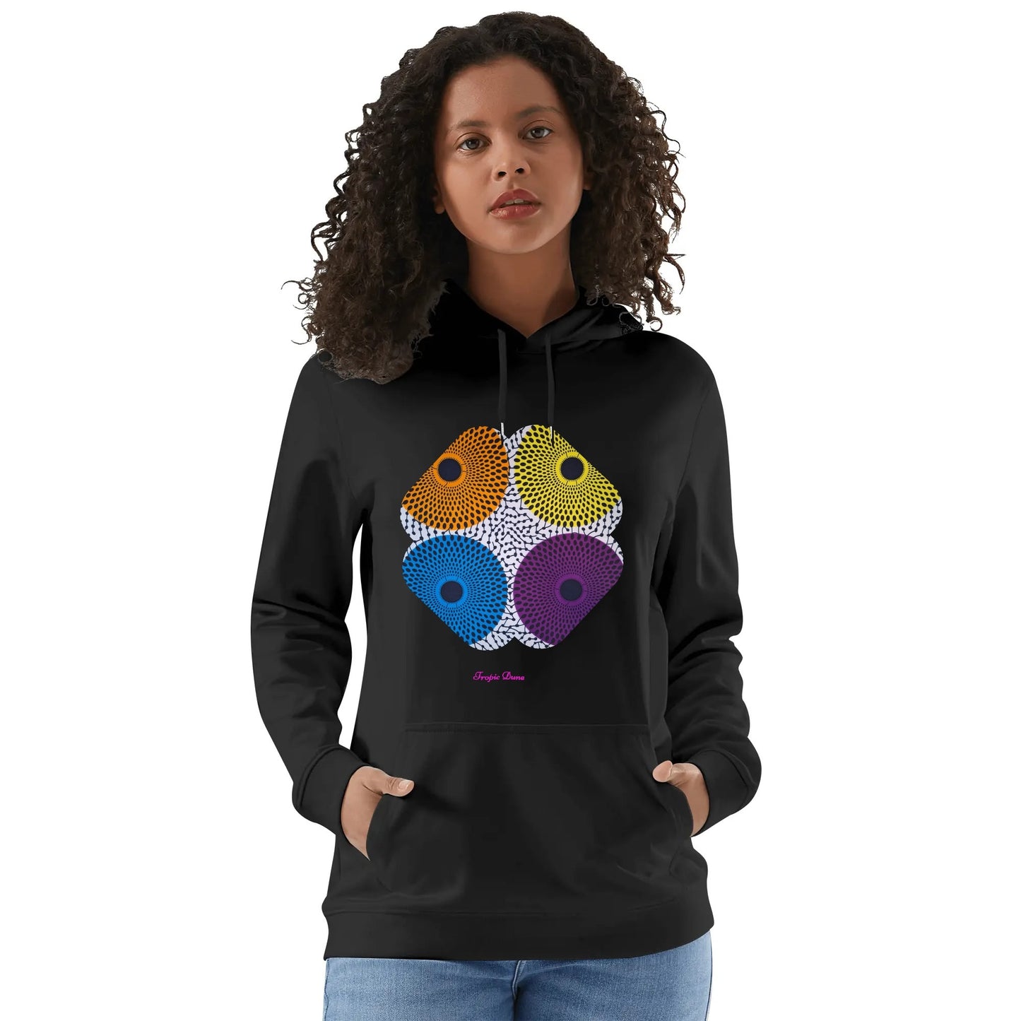 made woman hoodie by tropic dune