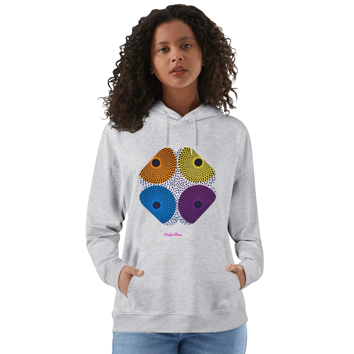 made woman hoodie by tropic dune