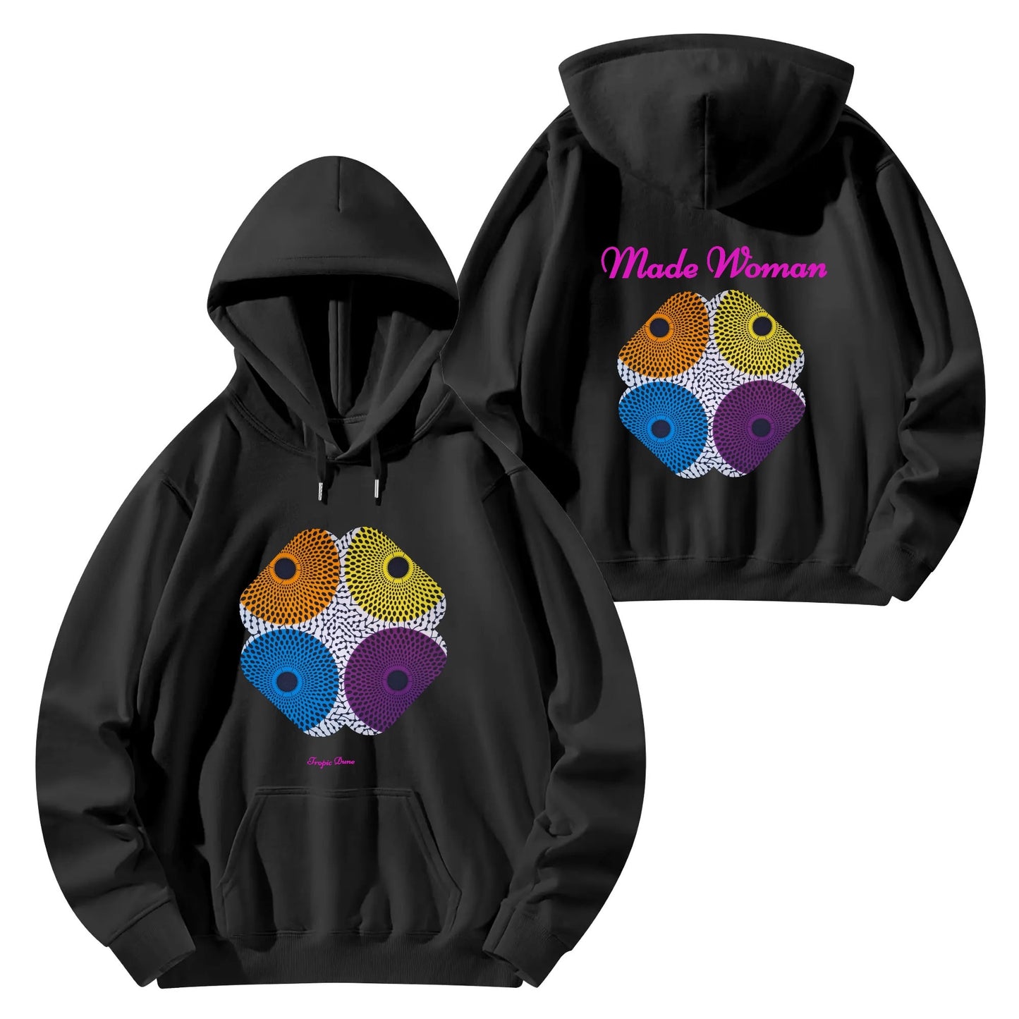 made woman hoodie by tropic dune