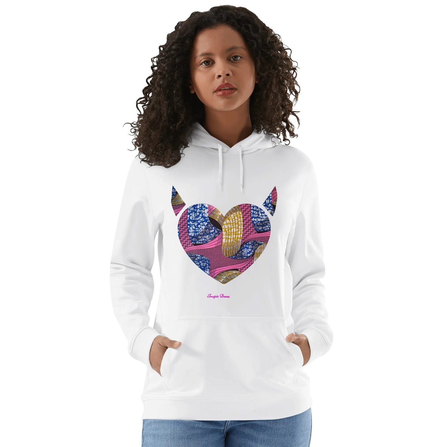 made woman hoodie by tropic dune