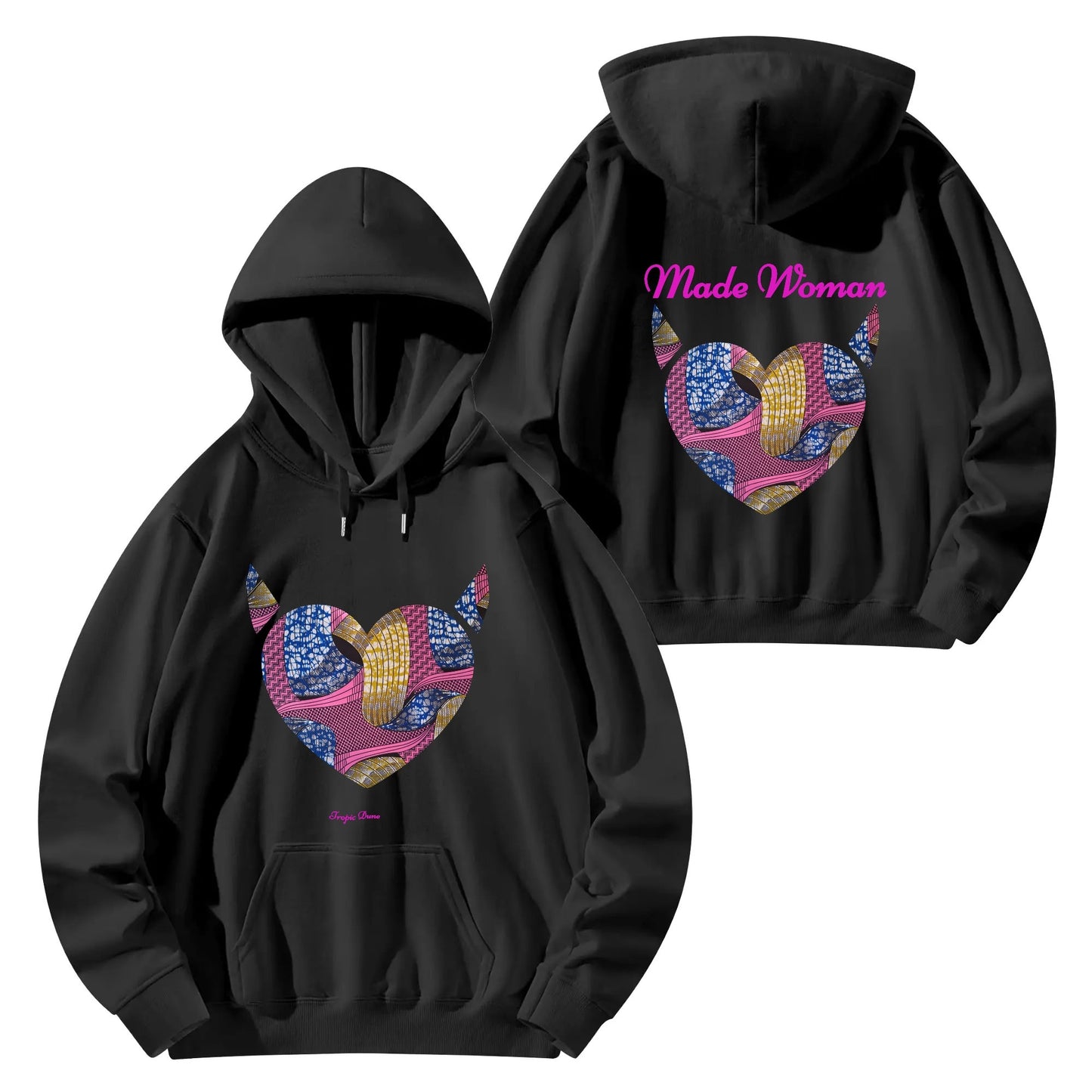 made woman hoodie by tropic dune