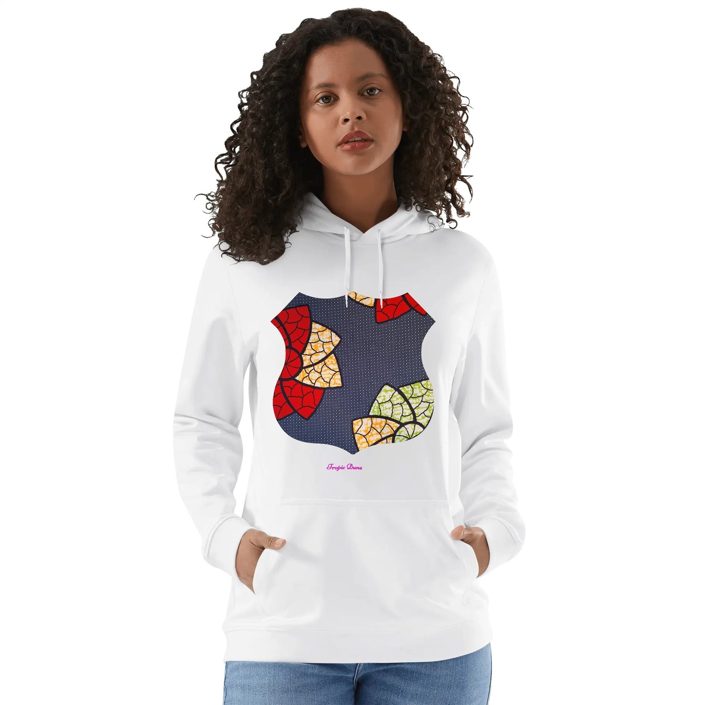 made woman hoodie by tropic dune