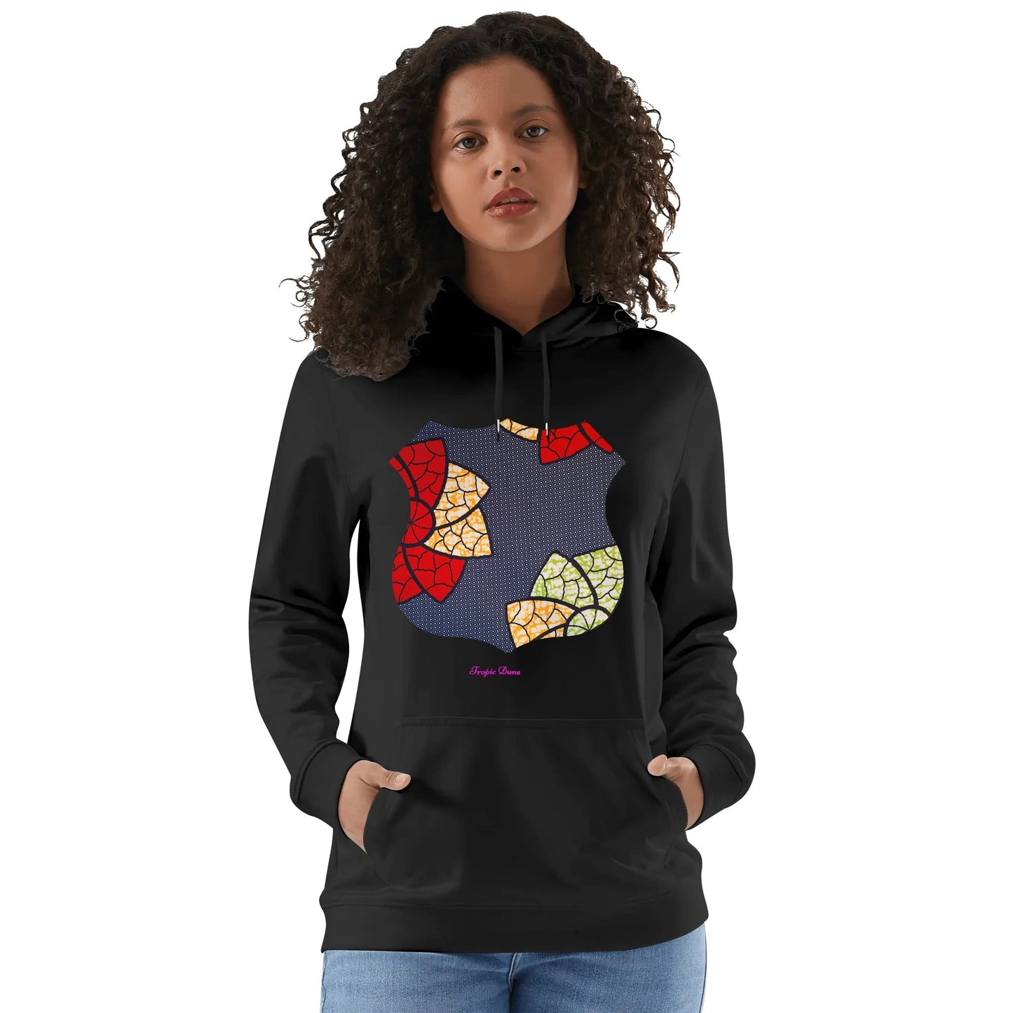 made woman hoodie by tropic dune