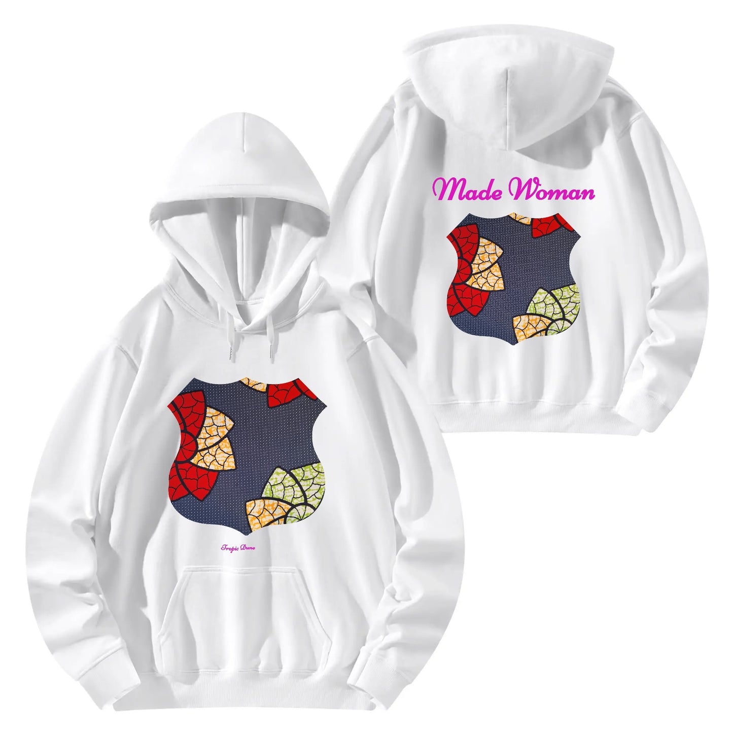 made woman hoodie by tropic dune