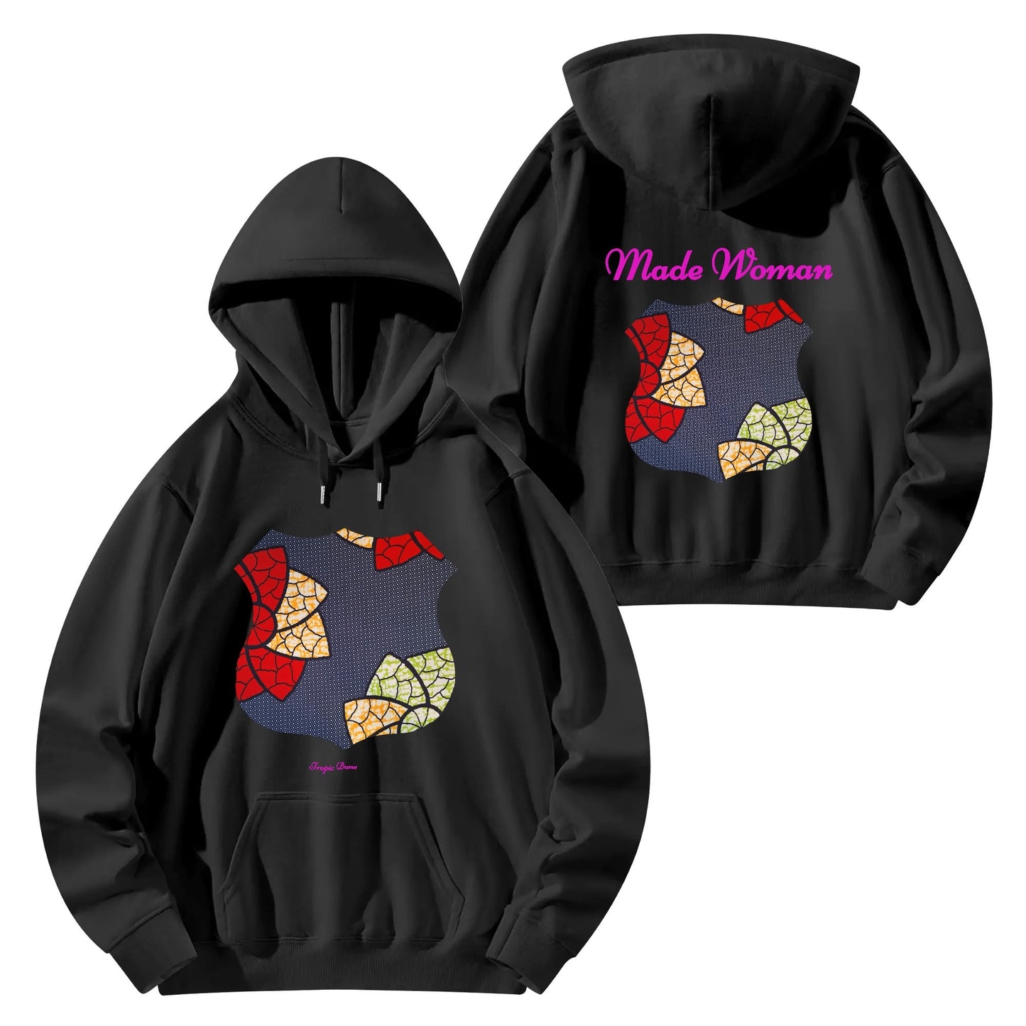 made woman hoodie by tropic dune