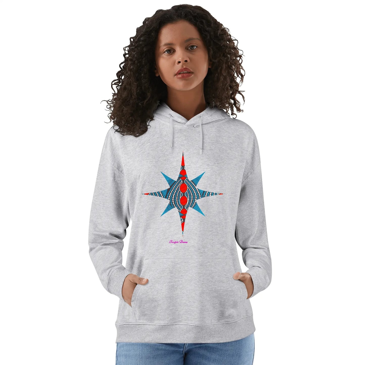 made woman hoodie by tropic dune