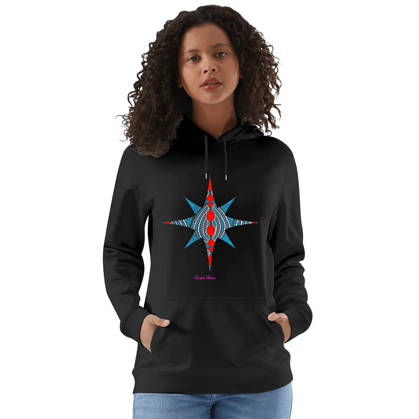 made woman hoodie by tropic dune