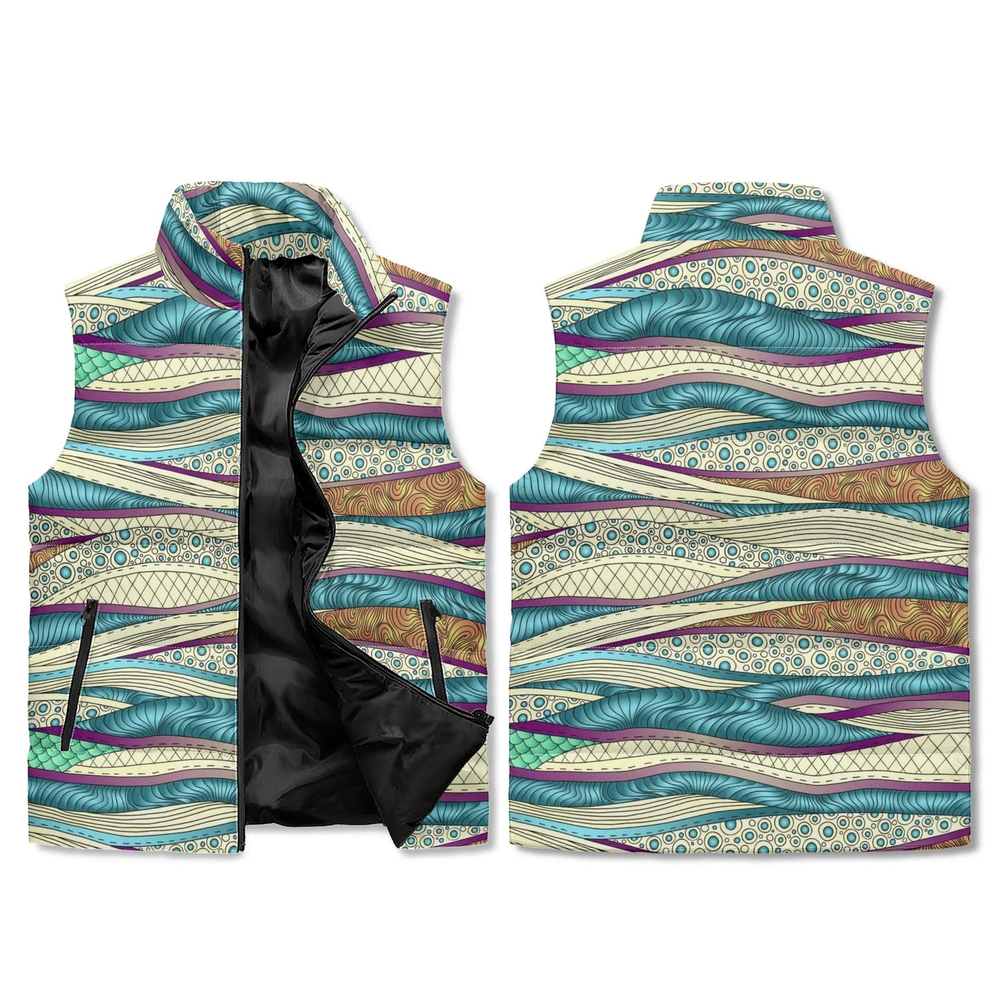 tropic dune puffer vest
