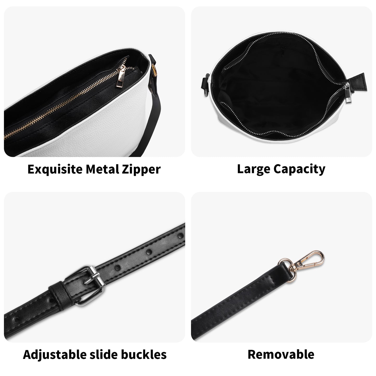 malaga faux leather bucket shoulder bag by tropic dune