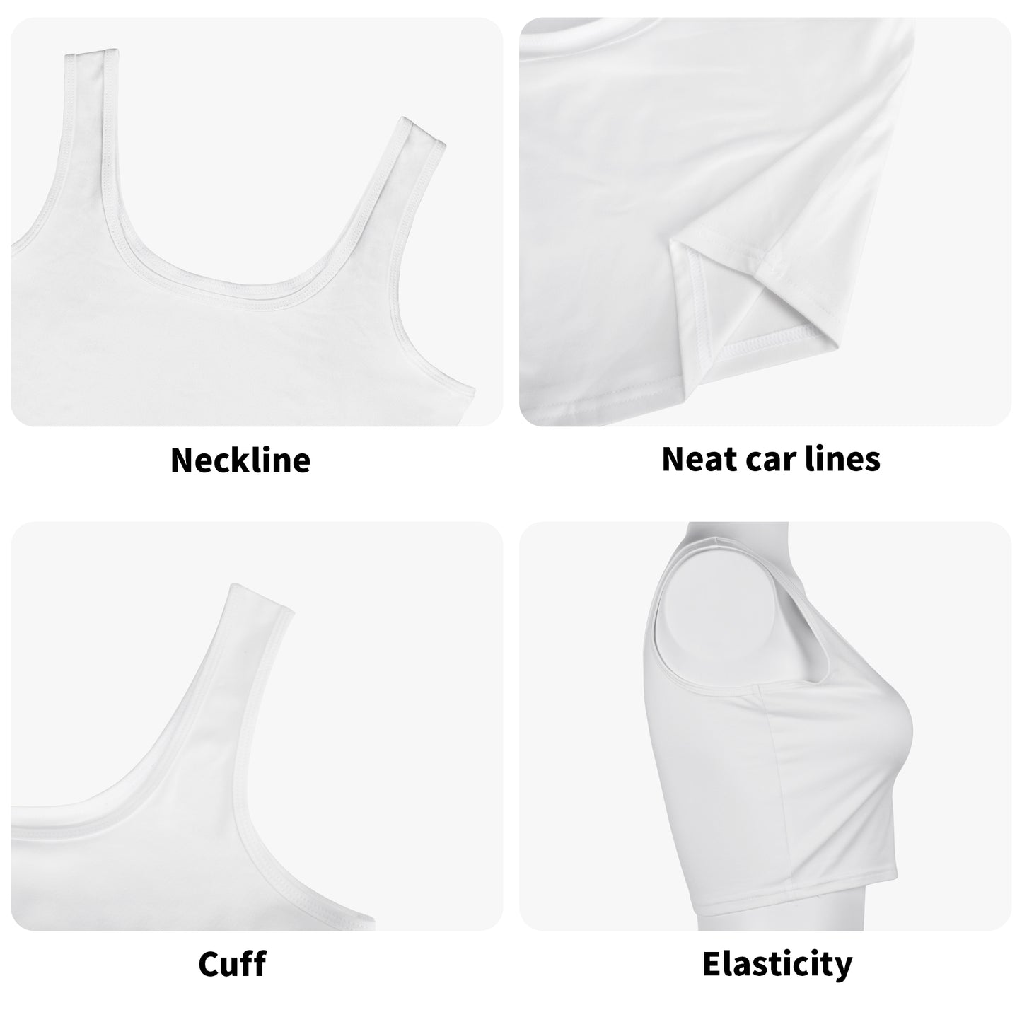 zaragoza stretchy tank top by tropic dune